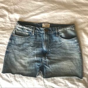 Frame denim miniskirt